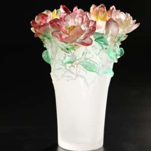 Vaso Cloisonne Magnolia Liuli con smalto vibrante fiore arte museo pezzo <span class=keywords><strong>di</strong></span> qualità collezione palazzo <span class=keywords><strong>di</strong></span> lusso - Product Image 2