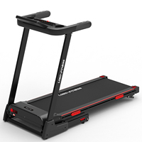 Tapis roulant pliable avec inclinaison, machine de course à domicile, vente directe du fabricant, équipement de fitness compact