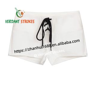 Verdant Strokes Leggings courts femmes impression personnalisée femmes Boxer Shorts hiver tricots pour femmes pantalons courts - Product Image 3