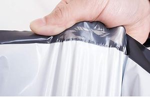 Bolsa de Correo de Plástico BOPP Laminado Blanco, Sellado de Tres Lados, Autoadhesiva, Embalaje para Envío, 19x24 Pulgadas, Sobres de Polipropileno Desechables - Product Image 4