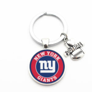 カスタムNFL 32チームキーチェーンスポーツお土産キーリングアメリカンフットボールチームペンダントプロモーションギフトキーチェーン - Product Image 4