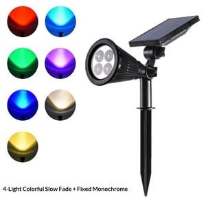Nouvelle Lampe Solaire Extérieure à LED 6000K Lumière du Jour, Indice de Protection IP44, Angle de Faisceau 45°, à Piquer dans le Sol, Autonomie 6-8 Heures, Éclairage de Jardin - Product Image 3