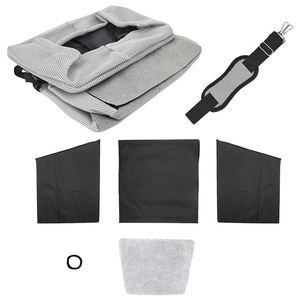 Bolsa de Transporte para Mascotas, Cesta para Bicicleta, Mochila de Transporte para Perros y Gatos con Bolsillos Laterales Grandes y Correa de Hombro Acolchada - Product Image 5