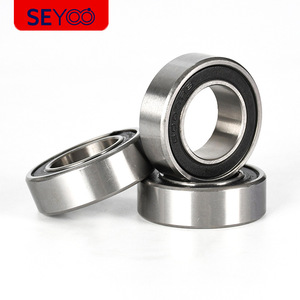 ลูกปืนเม็ดกลมร่องลึก SeYoo 6202/20-2RS ขนาด 20x35x11 มม. ฝาครอบสองชั้น ผลิตจากเหล็กโครเมียม สำหรับอุปกรณ์ออกกำลังกาย - Product Image 1
