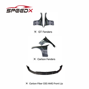 Pour <span class=keywords><strong>Mercedes</strong></span> W205 <span class=keywords><strong>classe</strong></span> <span class=keywords><strong>C</strong></span> mise à niveau nouveau C63 <span class=keywords><strong>AMG</strong></span> BodyKit pare-chocs avant arrière calandre becquet jupe latérale capot garde-boue - Product Image 6