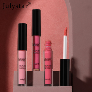 Rouge à lèvres Julystar J701 016, maquillage de Noël, non décolorant, non collant, fini mat, double usage pour les joues et les lèvres, transfrontalier, européen et américain - Product Image 3