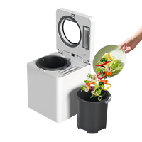 Broyeur de déchets alimentaires ménagers, recycleur intelligent de déchets de cuisine, sans odeur, processeur de déchets alimentaires multi-modes avec fenêtre visible