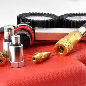 צילינדר מנוע בנזין leakdown ערכת כלי בדיקה עבור בדיקת לחץ מנוע & מבחן שיעור דליפה - Product Image 5