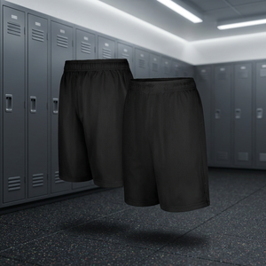Pantalones Cortos Deportivos para Hombre con Logotipo Personalizado, Cordón Ajustable, Tejido de Malla de Secado Rápido, 100% Poliéster Ecológico, Estilo Urbano - Product Image 3