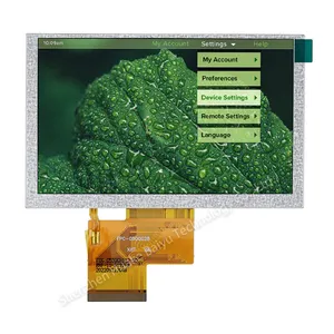 CMO פרימיום EJ050NA-01G 800*480 לוחות TFT אינולוקס 5 אינץ' TN TFT LCD מודול 5 אינץ' 800x480 LCD תצוגת LCD עם ממשק Rgb 50 פינים