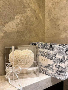 Cadeau d'anniversaire pour fille, meilleure amie, <span class=keywords><strong>rose</strong></span> éternelle haut <span class=keywords><strong>de</strong></span> gamme, coffret cadeau, bouquet fait main, petite amie, Saint-Valentin, Noël - Product Image 2