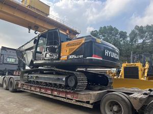 Excavadora de cadenas Hyundai 305LC-9T usada con válvula hidráulica Kawasaki, capacidad de cazo de 0.2m y peso operativo de 34 toneladas para construcción - Product Image 5