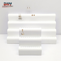 Support d'exposition pour boucles d'oreilles à plusieurs niveaux avec logo personnalisé en gros pour bijoux de perçage, bijoux de corps