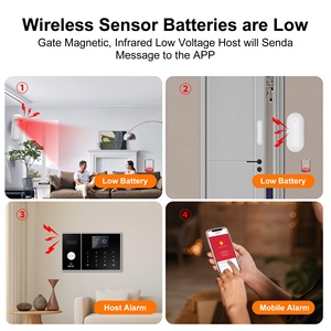 ชุดรักษาความปลอดภัยบ้านอัจฉริยะไร้สายพร้อมเครื่องตรวจจับการเคลื่อนไหวประตู/หน้าต่างฮับ - Product Image 2