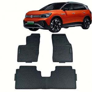 Tapis de sol de voiture en caoutchouc sur mesure pour Tesla, Volkswagen, Land Rover, ensemble complet, motif camouflage forêt, aiguilleté, épaisseur 10 mm, 4 pièces, K5 K3 - Product Image 6
