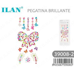 Adesivi con strass brillanti ILAN 39008-2 per decorazioni nail art - Product Image 3
