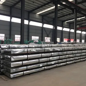 Zhongyu Offre Spéciale 0.4mm 0.5mm 4x8 pieds galvanisé pas cher métal ondulé tôle de toiture en acier tôle de toit en zinc