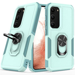 Accessoires pour <span class=keywords><strong>téléphone</strong></span> portable en plastique PC et TPU coloré, <span class=keywords><strong>coque</strong></span> de <span class=keywords><strong>téléphone</strong></span> avec anneau pour <span class=keywords><strong>Samsung</strong></span> Galaxy S23 Plus - Product Image 5