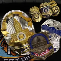 Professional Custom 3D Enamel Officer Logo, Metal Sheriff