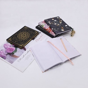 2026 Dear Diary papel de impresión personalizado Tapa dura A5 <span class=keywords><strong>diario</strong></span> cuadernos de escritura Rosa planificador semanal de boda libros de notas con borde dorado - Product Image 5