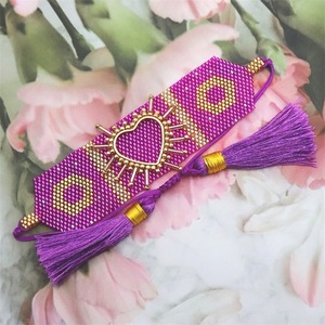 Bracelets de perles de rocaille <span class=keywords><strong>Miyuki</strong></span> de style vintage faits à la main bijoux de mode pour femmes en <span class=keywords><strong>pierre</strong></span> naturelle ODM approvisionnement en gros cadeau parfait - Product Image 3