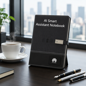 Agenda in Pelle Multifunzione con Assistente AI Intelligente, Stampa UV Personalizzata, Regali per Fiere - Product Image 1
