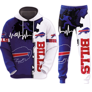 Groothandel Alle American Football 32 Teams Sport Sets Voetbal Sweatshirt 3d Print Pullover Broek Met Lange Mouwen - Product Image 1