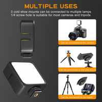 Luce LED per Selfie e Fotografia per Creatori di Contenuti - Temperatura Colore Regolabile 2500K-7000K, LED ad Alta Potenza, 60 LED, Portatile e Pieghevole