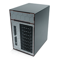 I3 i5 i7 personal 8 bay NAS8 penyimpanan jaringan nas server komputer C612 delapan slot hard disk 128gb ssd NAS penyimpanan cloud