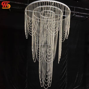 Decoraciones Metálicas para Techos de Bodas SMOOTH, Cortina de Perlas Acrílicas Colgantes - Product Image 1