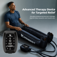 Masseur de jambes professionnel à compression d'air OEM à 8 chambres pour le drainage lymphatique, le soulagement des gonflements et la circulation sanguine