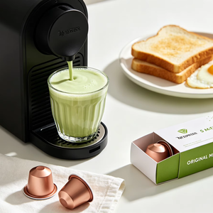 แคปซูลมัทฉะ AI ภาษาธรรมชาติ |   รสชาติและบรรจุภัณฑ์แบบกำหนดเอง ตัวเลือกกล่อง/ถุงบรรจุภัณฑ์แบบขายส่ง Aliba/ba - Product Image 1