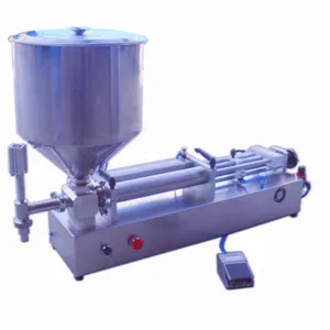 Halbautomatische Kolbenfüllmaschine mit einstellbarem Volumen Kolbenfülltechnologie Flaschenabfüllgerät