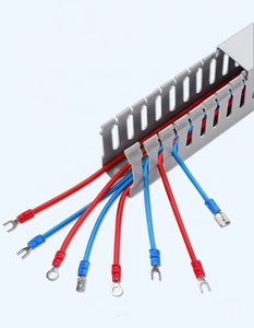 CHS PXC-4545 Offene PVC-Kabelkanäle 45x45mm Selbstverlöschendes Bleifreies PVC-Material Brandschutzklasse 94V-2 für Stromversorgung - Product Image 5