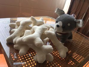 Peluche Airongle per il Giorno degli Single, Piccolo Regalo, Cane Simulato che Mordicchia il Cibo, Cuscino Creativo Imbottito in Cotone PP - Product Image 4