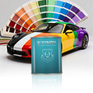 สีอะคริลิคเรซิ่น P21 YINDY 1K สีแดงลาวาเพิร์ล สำหรับพ่นสีรถยนต์ ชนิดน้ำ - Product Image 6
