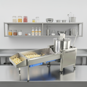 가스 팝콘 기계 광고용 12온스 케틀 카트 포함, 카라멜 팝콘 노점 및 행사용 - Product Image 3