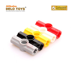 Blocchi di Costruzione in Plastica DELO TOYS, Materiale ABS, Connettore Angolato per Assi e Perni # 2 - 180 gradi 42134 (NO.32034) - Product Image 3