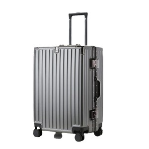 <b>Suitcases</b> For Travel With 360 Degree Spinner <b>Wheels</b> Durable Combination Lock Zipper Closure Unisex Stripe Pattern Summer 2023 - Product Image 4