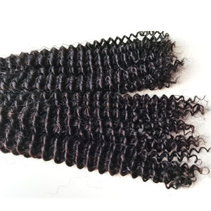 Extensiones de Cabello Humano con Cutícula Alineada de 50g, 3b 3C, Rizado Profundo Jerry Yaki, Ondulado Natural, Afro Kinky Liso, Rizado Birmano, con Cinta Adhesiva - Product Image 6
