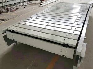 Ekspres montaj hattı ton kum ve çakıl cevheri taşıma karbon çelik ağır zincir plaka konveyör - Product Image 4