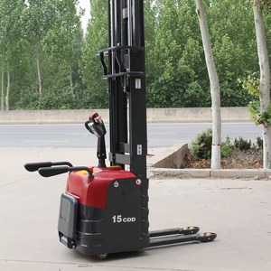Fábrica Por Atacado Preço Overhead Empilhador Elétrico 1.5Ton 2Ton Palete Elétrica Empilhador Elevador Empilhador De Potência - Product Image 2