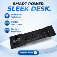 Nouvelle prise de sol encastrable 2026 avec 2 prises et ports USB A+C 110V~220V pour usage commercial