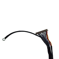 Benutzer definierte 20 30 40 50-polige LVDS-Bildschirm kabelst ecker für elektronische Anwendungen