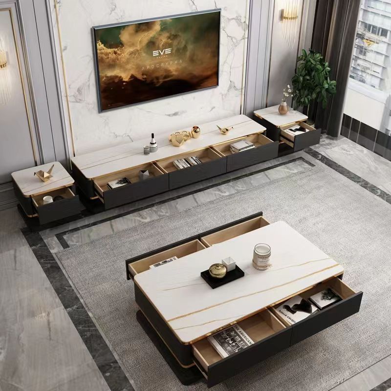 Black (Stone Plate Table)