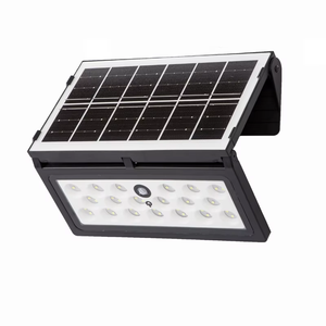Outdoor IP65 Waterproof Wireless Solar Powered <b>Motion</b> <b>Sensor</b> Security <b>LED</b> Garden <b>Lights</b> Wall Mounted W-3W 6W Patio Yard Cordless - Product Image 1
