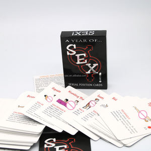 SacKnove Adults Couple Bedroom Playing Erotic Fun Sexy <strong>Sexual</strong> Position Cards Sets Paper Sex Card <strong>Game</strong> - Product Image 5