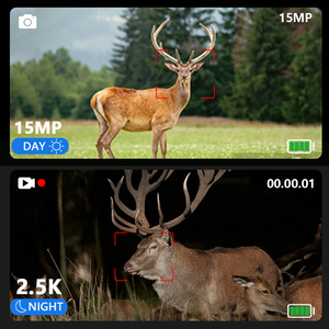 2.5K UHD ระยะการดูสูงสุด300M 15MP ดิจิตอลซูม8X สีเต็มดิจิตอลคืนวิสัยทัศน์อุปกรณ์ NV กล้องส่องทางไกลแว่นตากล้องโทรทรรศน์ - Product Image 5