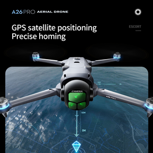 โดรนถ่ายภาพทางอากาศระดับมืออาชีพรุ่นใหม่ Airdrop พร้อม GPS 5G WIFI ระยะไกล ควบคุมผ่านรีโมท เชื่อมต่อได้ หลบหลีกสิ่งกีดขวางด้วย AI - Product Image 4