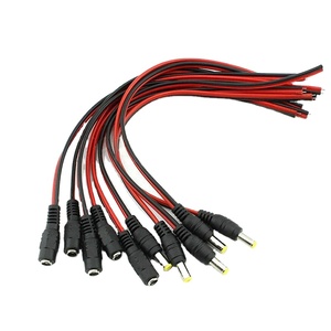 10 pcs/Lot 2.1x5.5mm mâle femelle <span class=keywords><strong>prise</strong></span> 12V Dc alimentation Pigtail câble <span class=keywords><strong>Jack</strong></span> pour Cctv caméra connecteur queue Extension 12V DC fil - Product Image 5